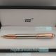 High Quality Copy Montblanc Star Walker Pen Silver Barrel Rose Gold Clip Rollerball Pen (1)_th.jpg